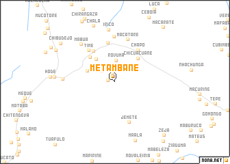 map of Metambane