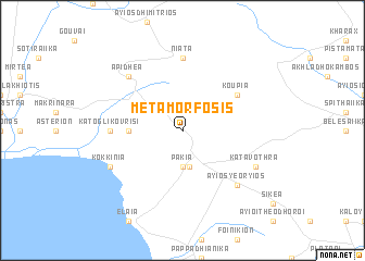 map of Metamórfosis