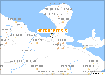 map of Metamórfosis