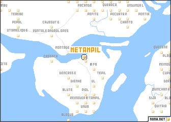 map of Metampil