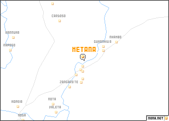 map of Metana