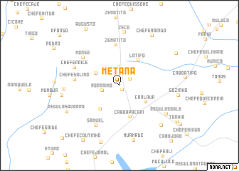 map of Metana