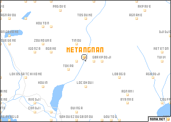 map of Métangnan