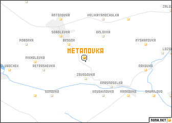 map of Metanovka