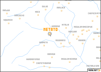 map of Metato