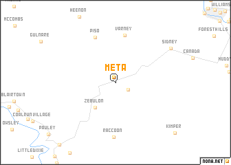 map of Meta