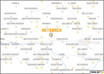 map of Metebach