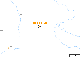 map of Metebiya