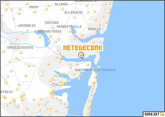 map of Metedeconk