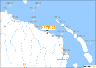 map of Meteiai