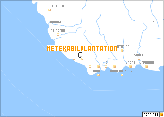 map of Metekabil Plantation