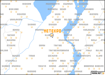 map of Metekpo