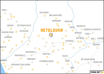 map of Metelevka