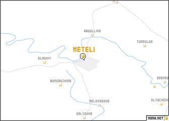 map of Meteli