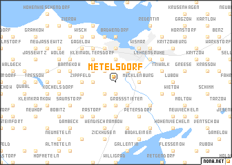 map of Metelsdorf