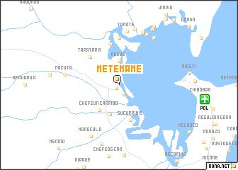 map of Metemame