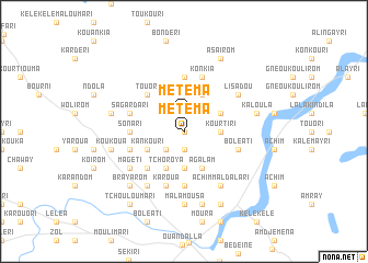 map of Météma