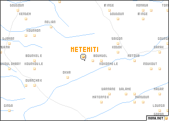 map of Métémiti