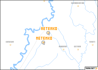 map of Metemko