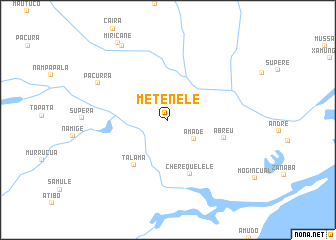 map of Metenele