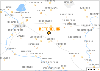 map of Metenevka