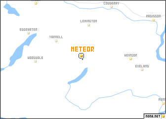 map of Meteor