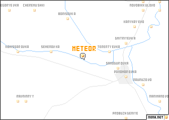map of Meteor