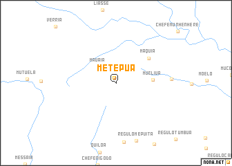 map of Metepua