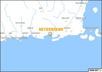map of Meterankan