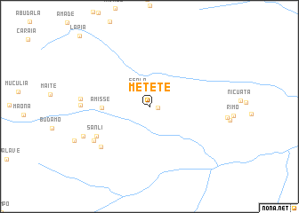 map of Metete