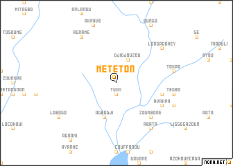 map of Méteton