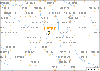 map of Metet