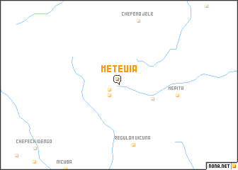 map of Meteuia