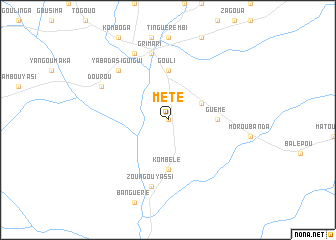 map of Mété