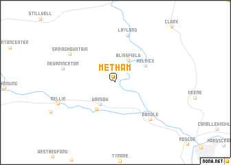 map of Metham