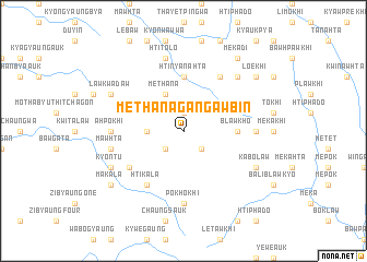 map of Methana-gangawbin