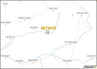 map of Methiye