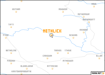 map of Methlick