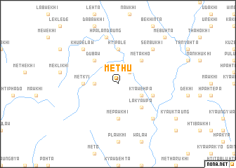 map of Mēthu