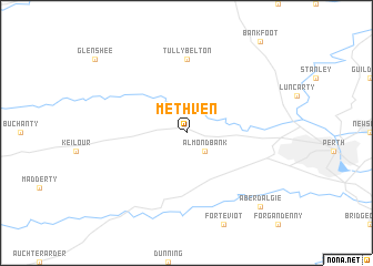map of Methven