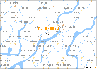 map of Methwabyu