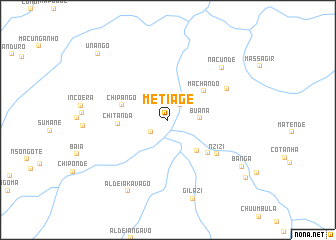 map of Metiage