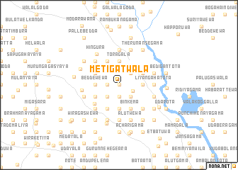 map of Metigatwala