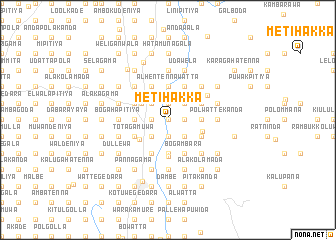 map of Metihakka