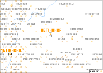 map of Metihakka