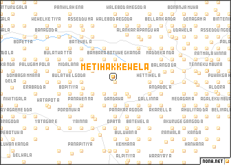 map of Metihakkewela