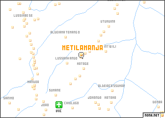 map of Metilamanja