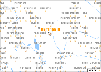 map of Mētindein