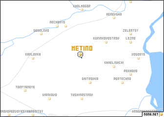 map of Metino