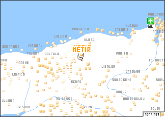 map of Metir